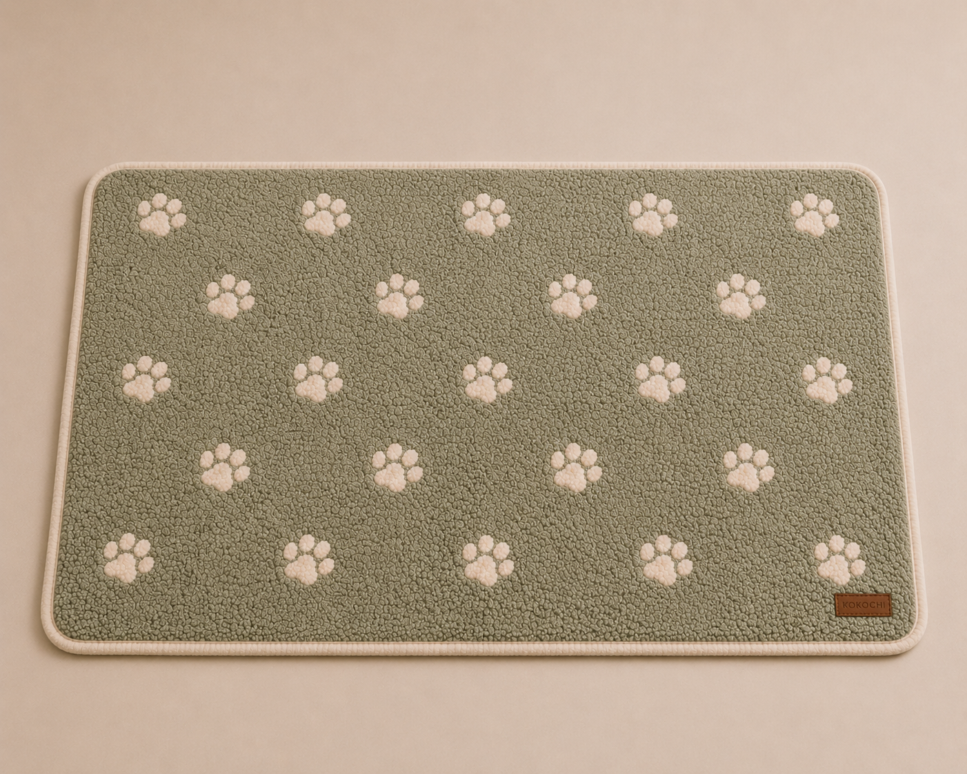 Paw Print Battaniye - Sage