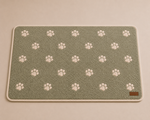 Paw Print Battaniye - Sage